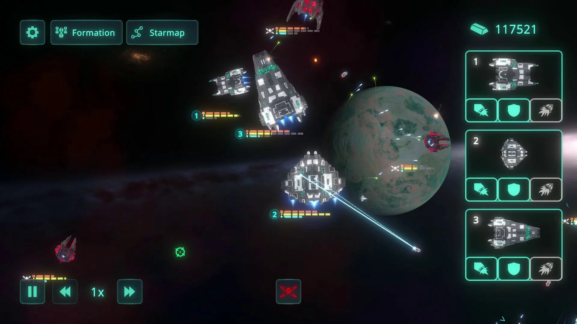 Изображение игры: Space Menace
