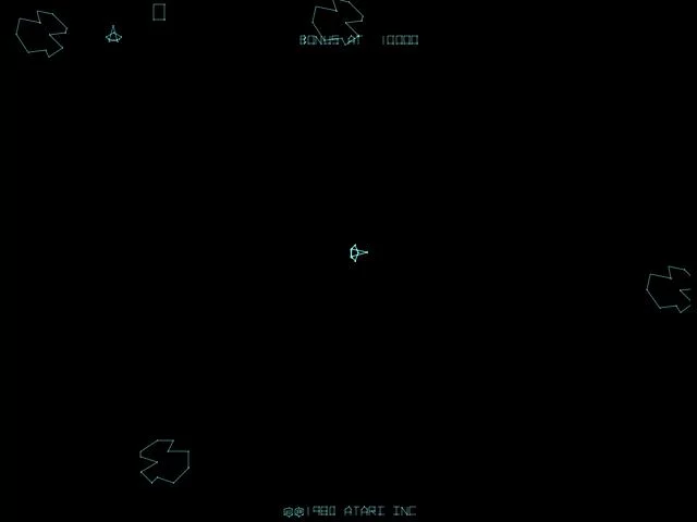 Изображение игры: Asteroids Deluxe