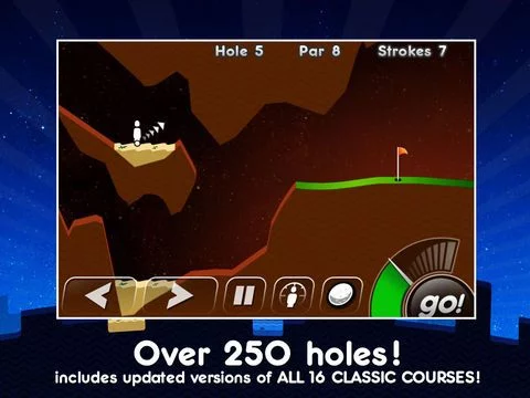 Изображение игры: Super Stickman Golf