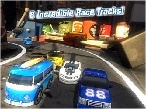 Изображение игры: Table Top Racing