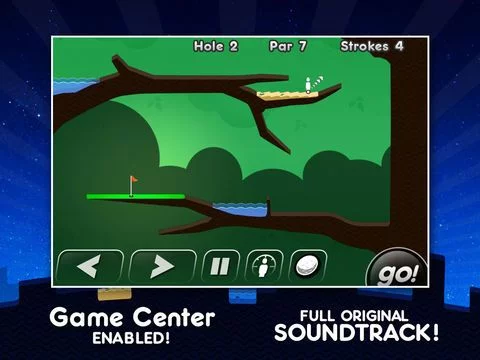Изображение игры: Super Stickman Golf