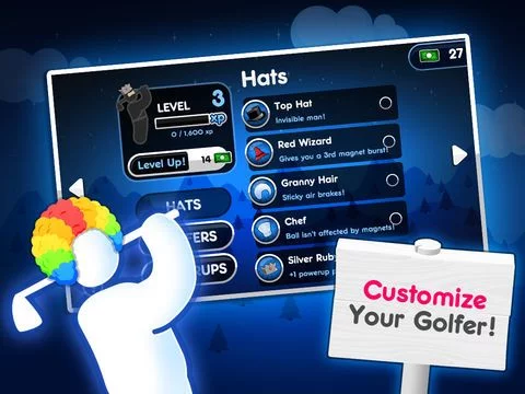 Изображение игры: Super Stickman Golf 2