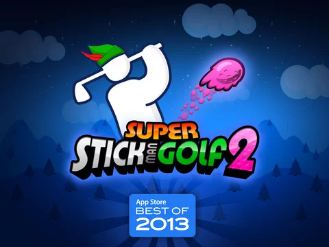 Изображение игры: Super Stickman Golf 2