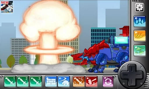 Изображение игры: Dino Robot- Tyranno + Tricera2