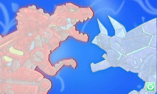 Изображение игры: Dino Robot- Tyranno + Tricera2