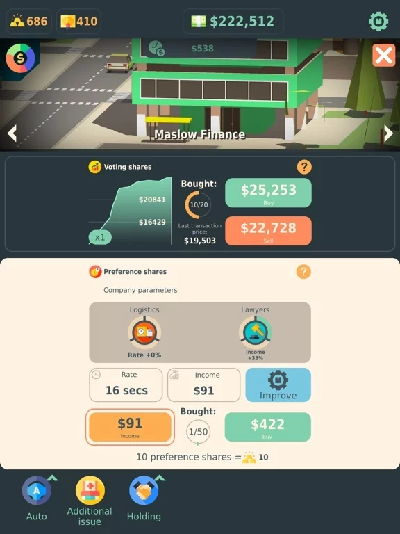 Изображение игры: Stakeholder Idle Game
