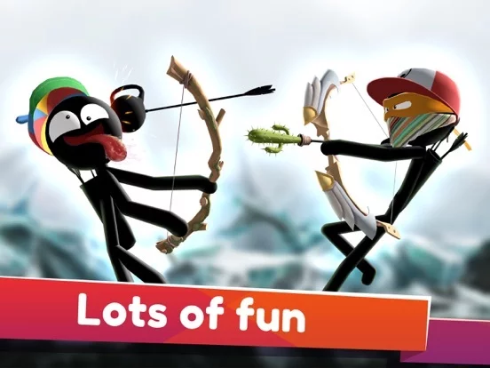 Изображение игры: Stickman Archer online