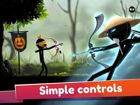 Изображение игры: Stickman Archer online