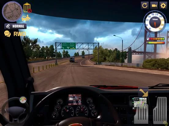 Изображение игры: USA Truck Simulator Car Games