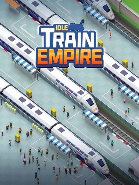 Изображение игры: Idle Train Empire Tycoon Games