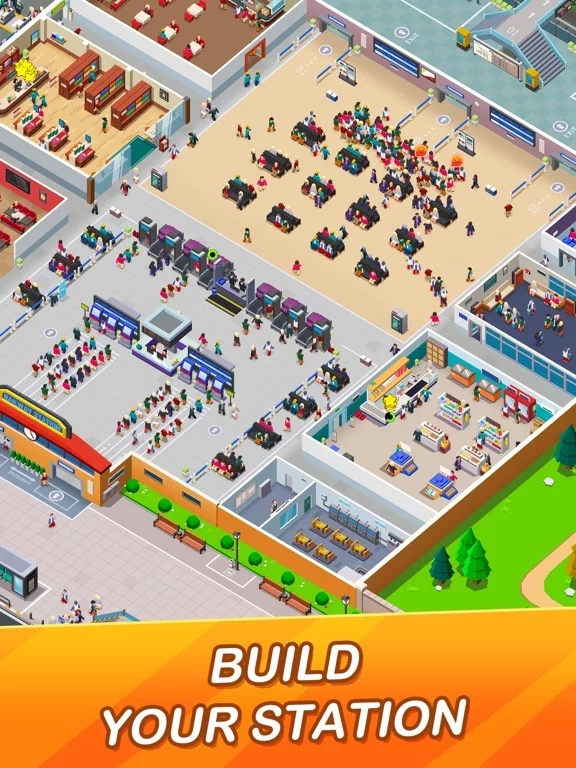 Изображение игры: Idle Train Empire Tycoon Games
