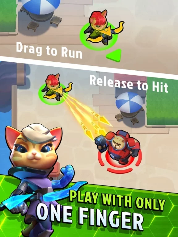 Изображение игры: Caterra: RPG Battle Royale