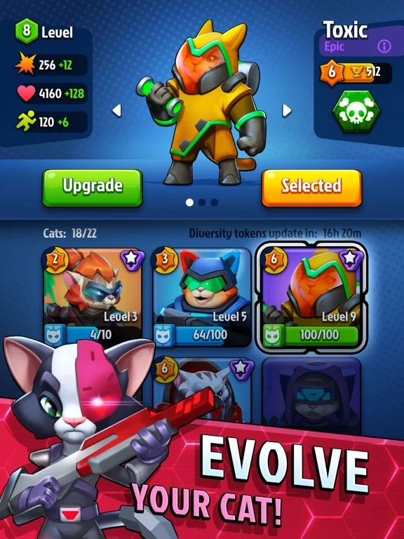 Изображение игры: Caterra: RPG Battle Royale