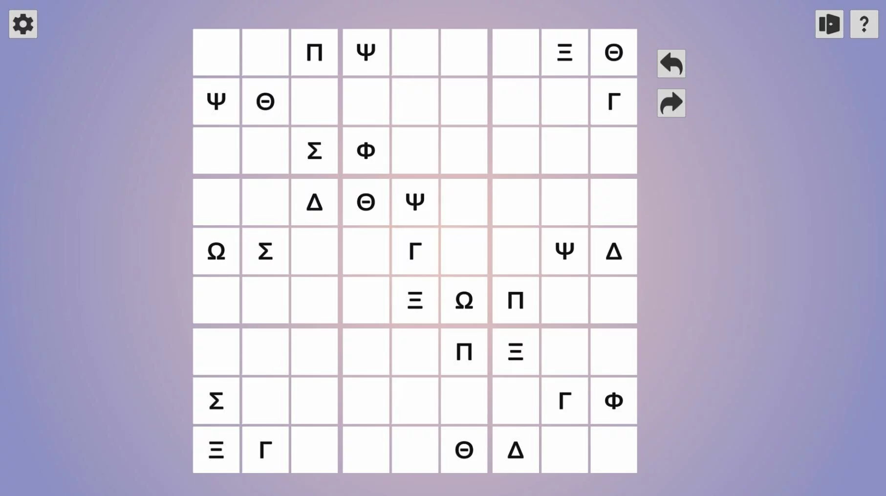 Изображение игры: Symbol Sudoku