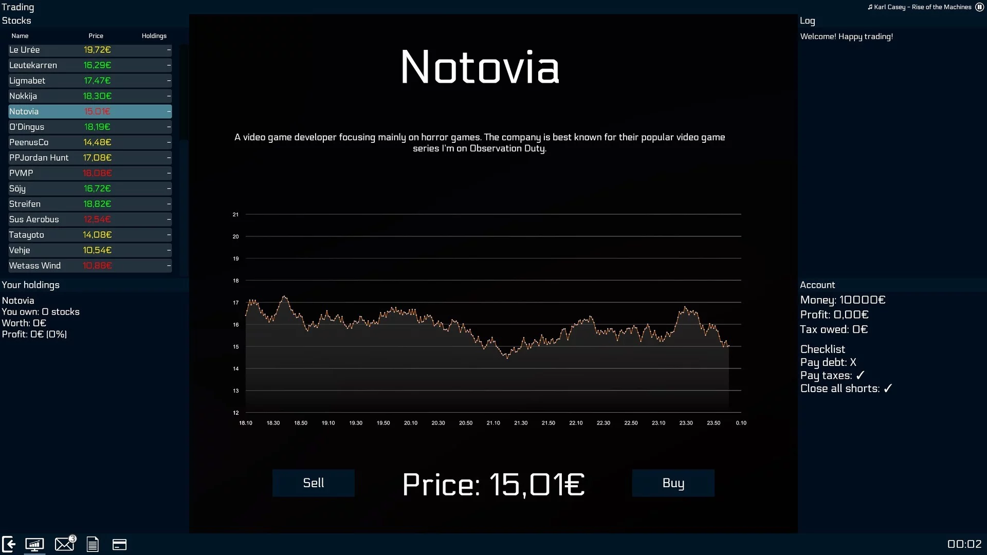 Изображение игры: Trader of the Night