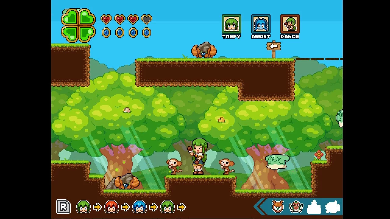 Изображение игры: ココロクローバー パート１/Kokoro Clover Part1