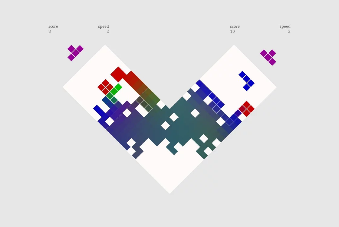 Изображение игры: Tetris for Two