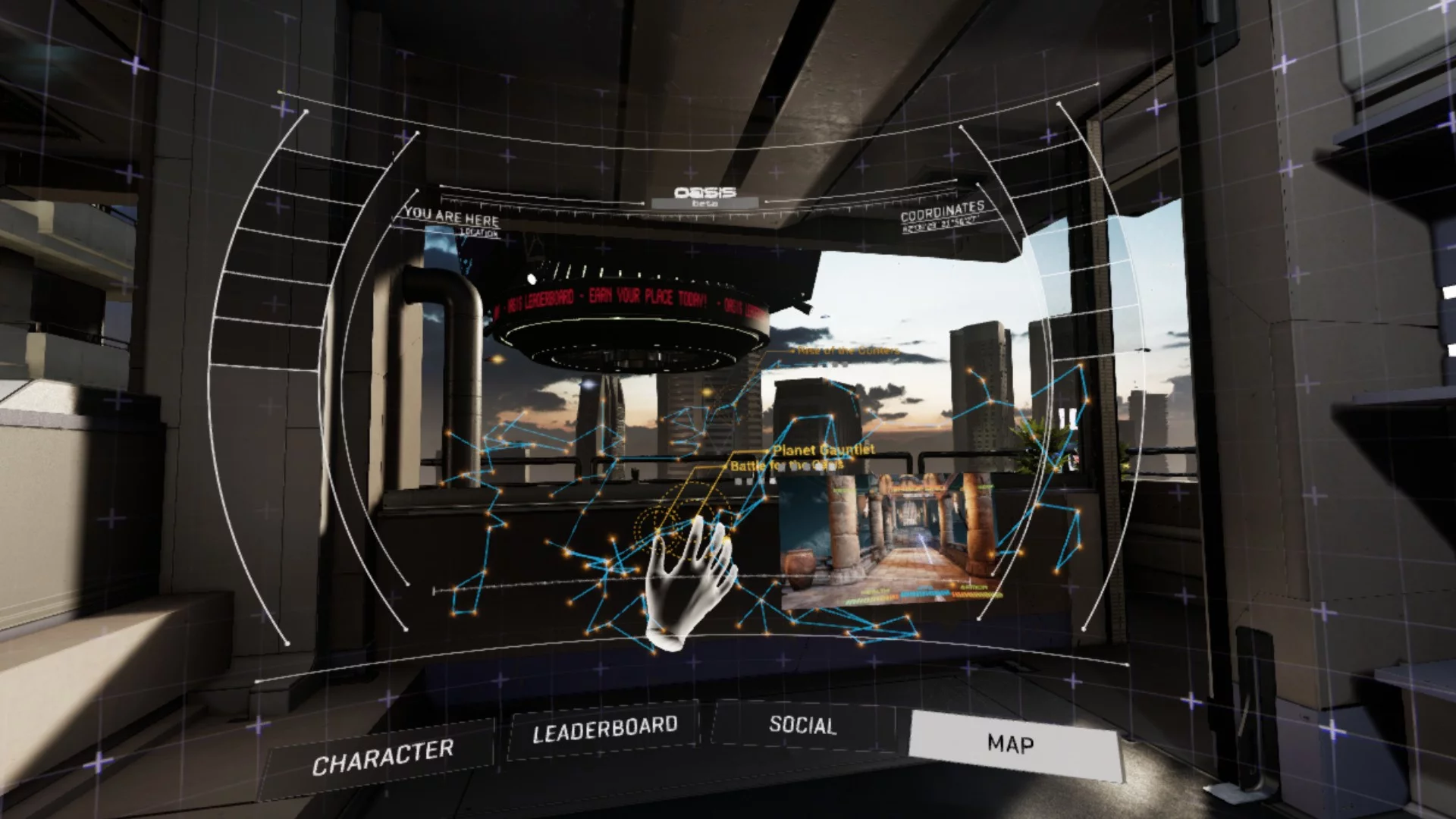 Изображение игры: Ready Player One: OASIS beta