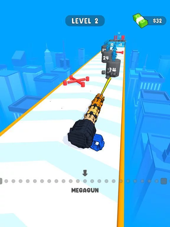 Изображение игры: Human Gun!