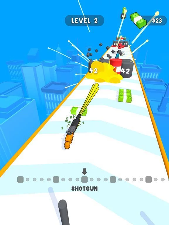 Изображение игры: Human Gun!