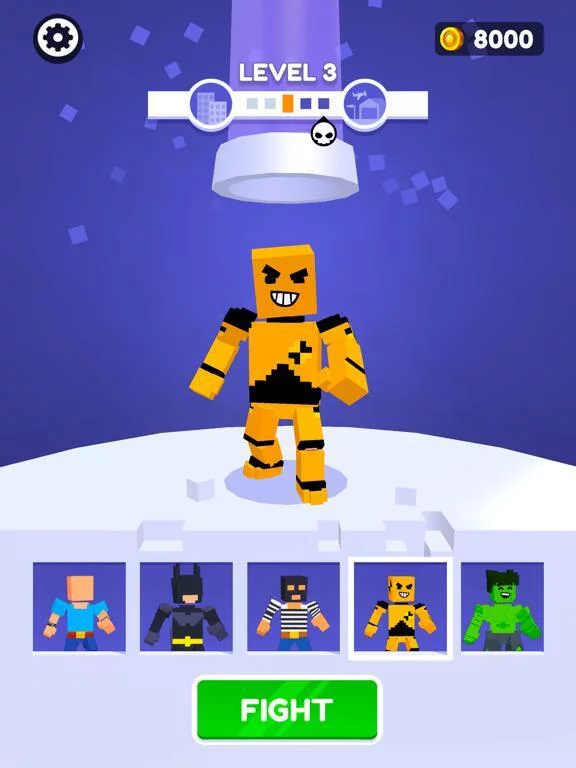 Изображение игры: Block Ragdoll Fight