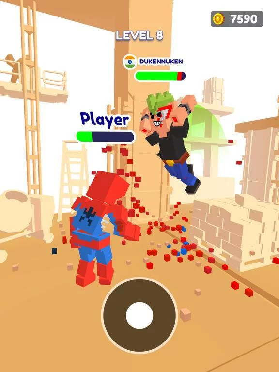 Изображение игры: Block Ragdoll Fight