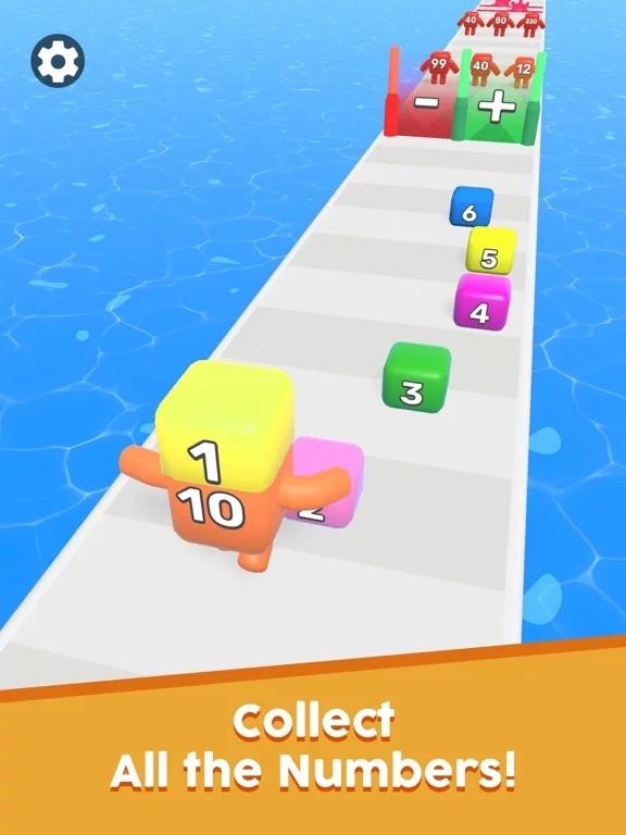 Изображение игры: Level Up Numbers