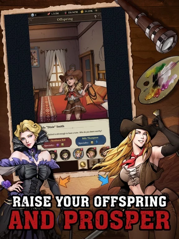 Изображение игры: Game of West: Legends&Roses