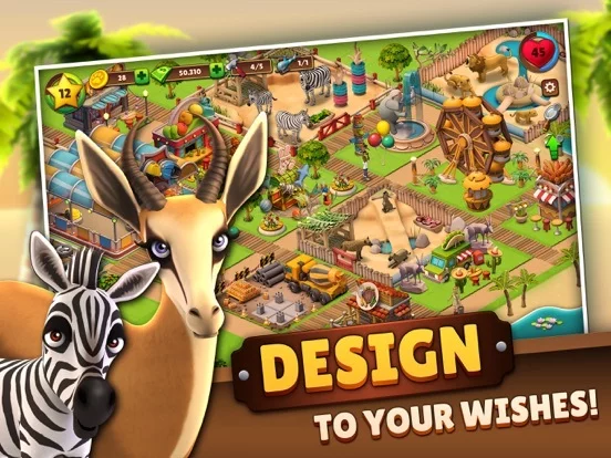 Изображение игры: Zoo Life: Animal Park Game