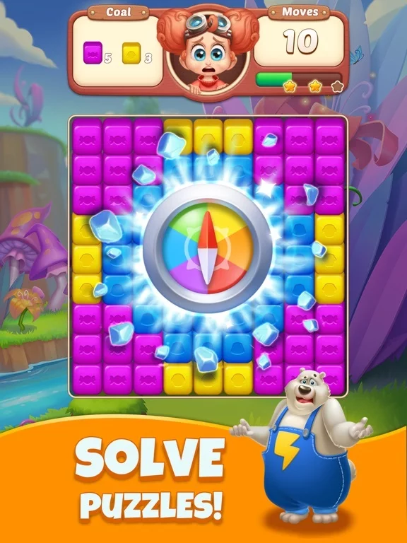 Изображение игры: Cube Blast Jungle: Puzzle Game