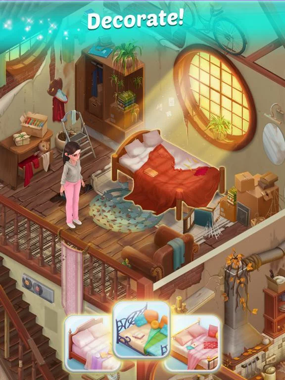 Изображение игры: Family Town: Match-3 Makeover