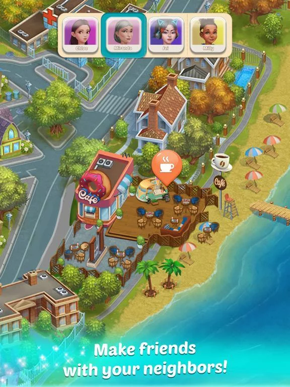 Изображение игры: Family Town: Match-3 Makeover