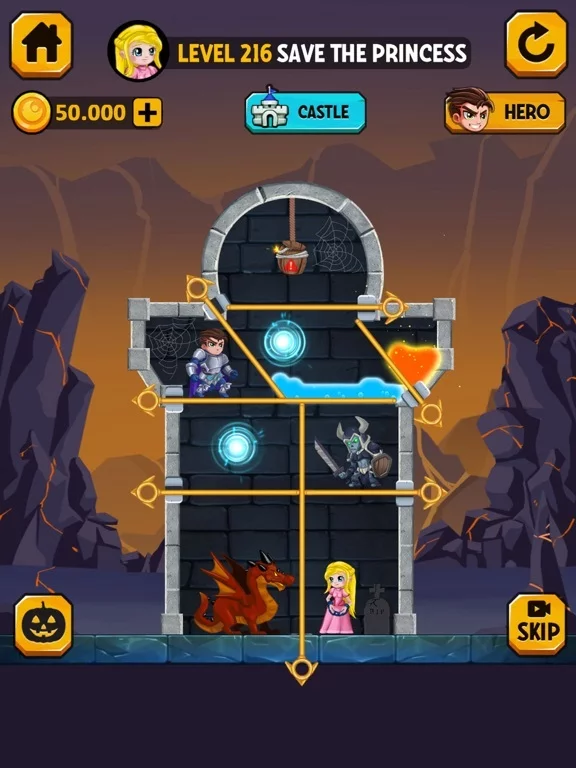 Изображение игры: Rescue Hero: Pull the Pin