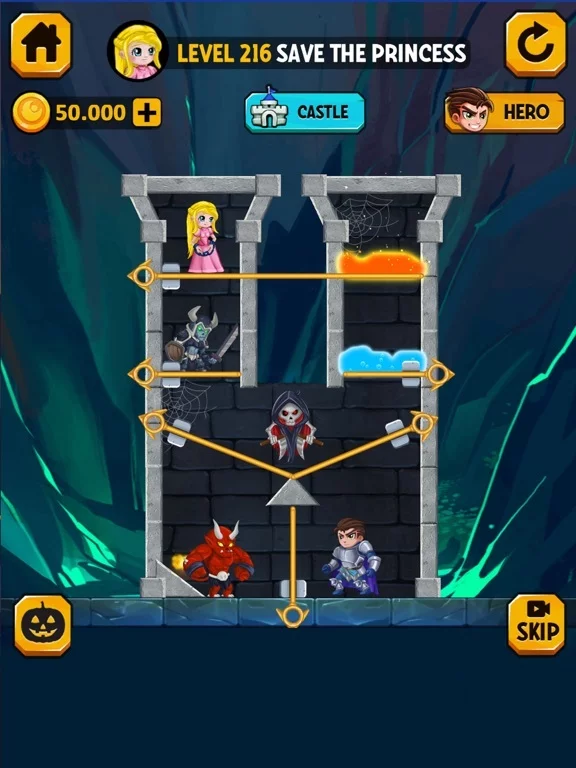 Изображение игры: Rescue Hero: Pull the Pin