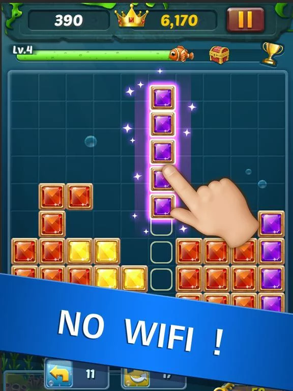 Изображение игры: Block Ocean Puzzle 1010