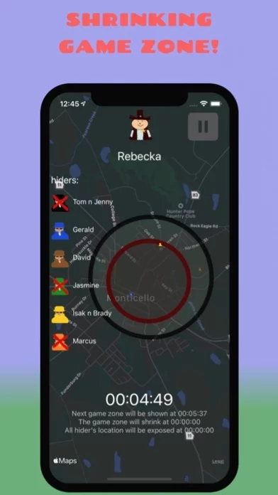 Изображение игры: ZONE HUNT - IRL Hide and Seek