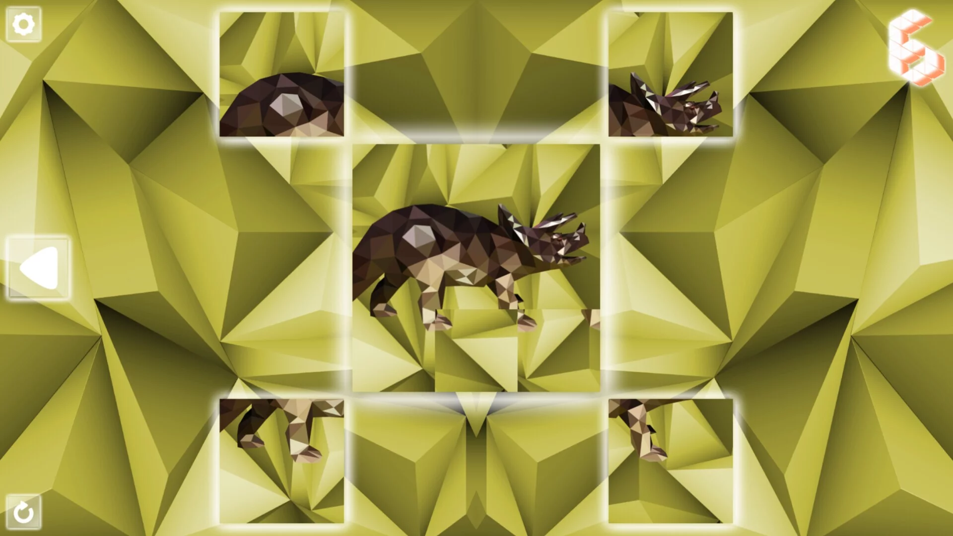 Изображение игры: Poly Puzzle: Dinosaurs