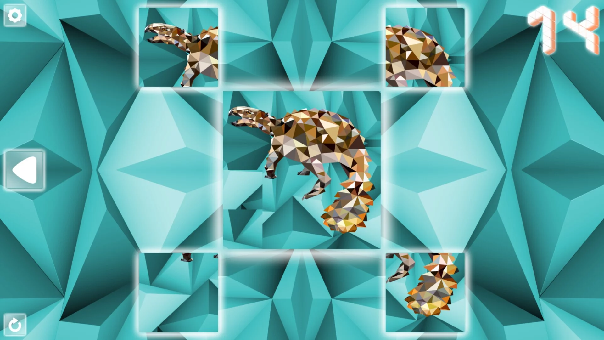 Изображение игры: Poly Puzzle: Dinosaurs
