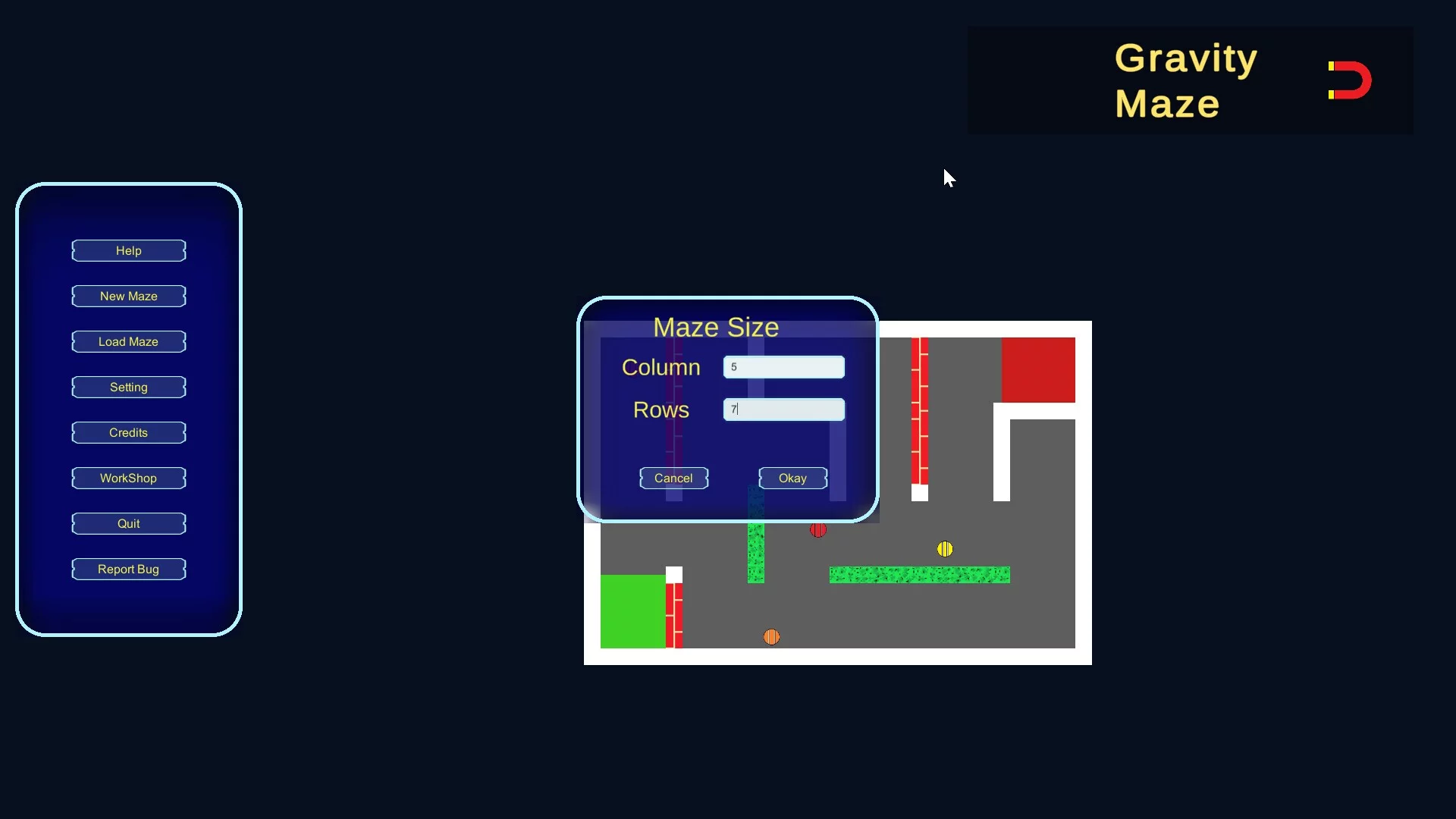 Изображение игры: Gravity Maze