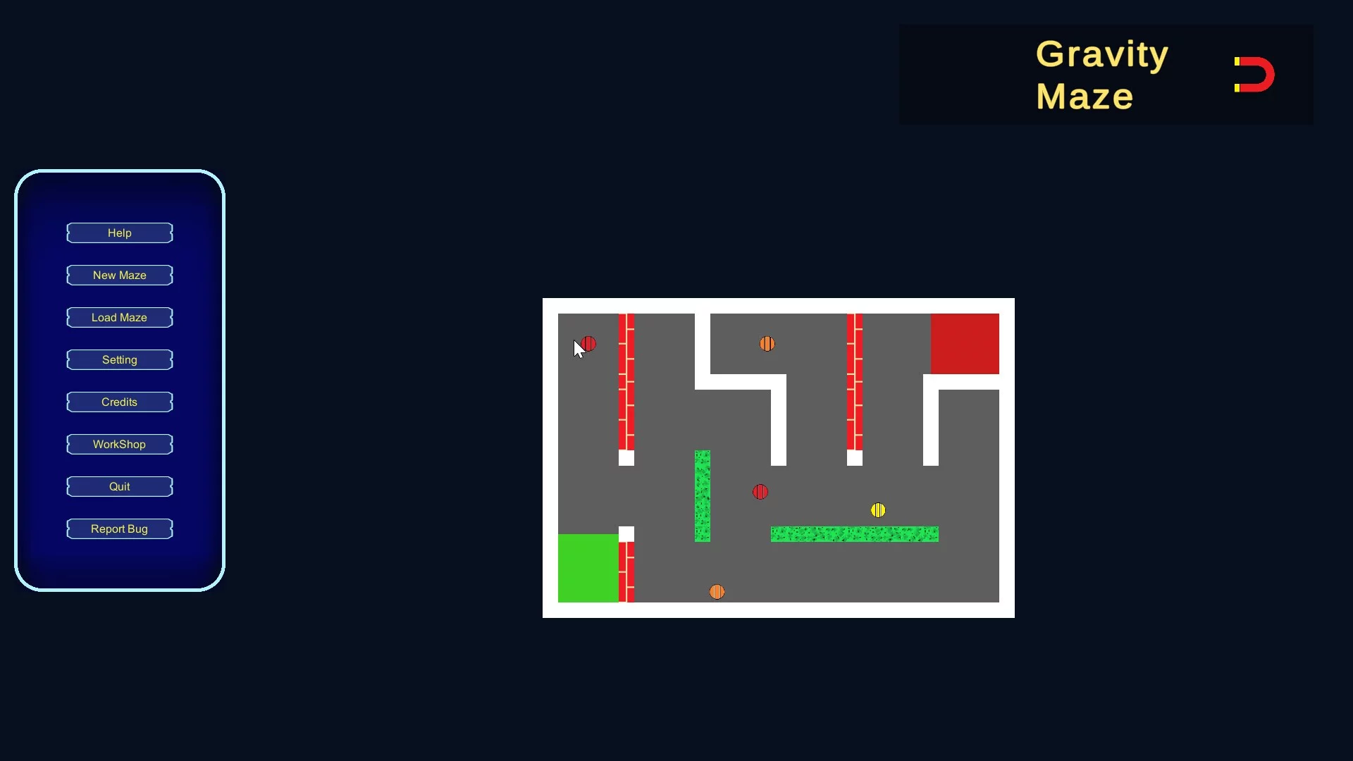 Изображение игры: Gravity Maze