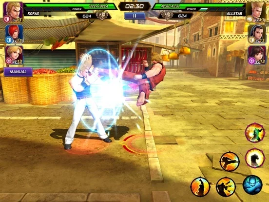 Изображение игры: The King of Fighters ALLSTAR