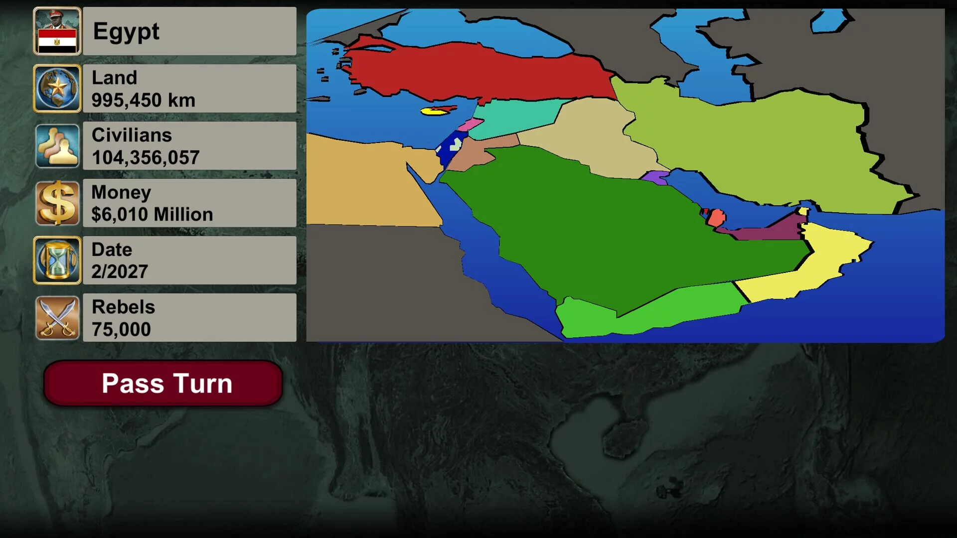 Изображение игры: Middle East Empire 2027