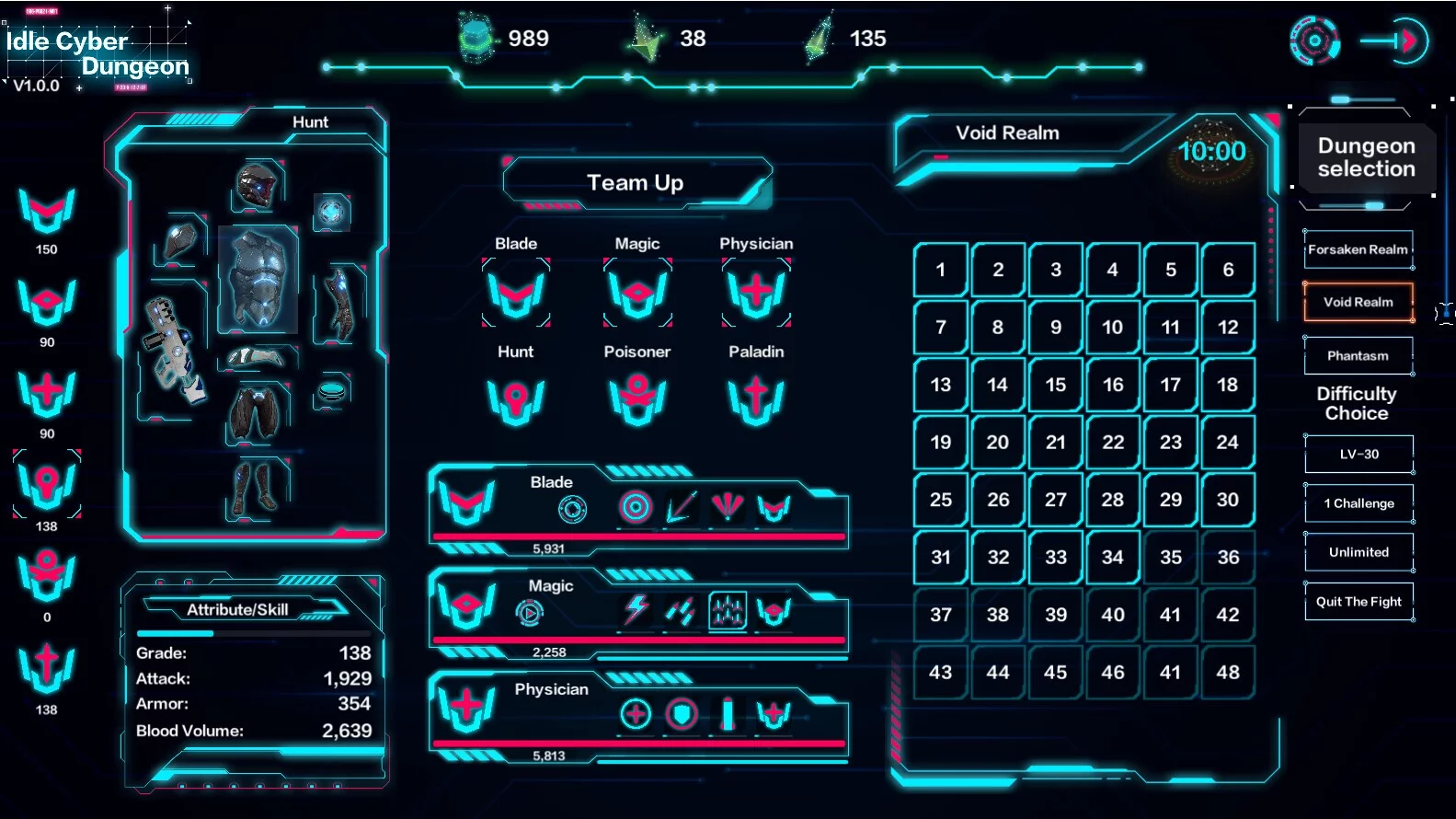 Изображение игры: Idle Cyber Dungeon