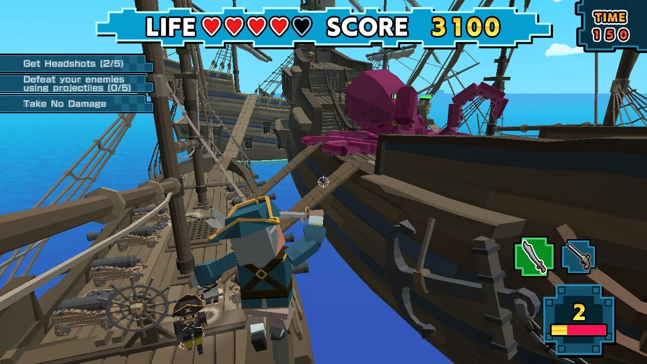 Изображение игры: Voxel Pirates