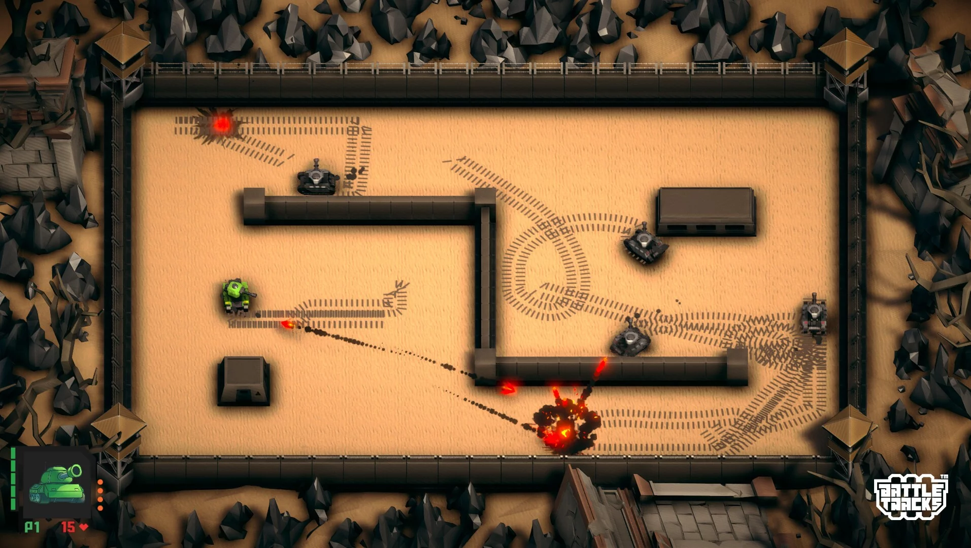 Изображение игры: Battle Tracks