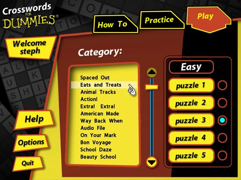 Изображение игры: Crosswords for Dummies