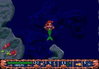 Изображение игры: Disney's Ariel: The Little Mermaid