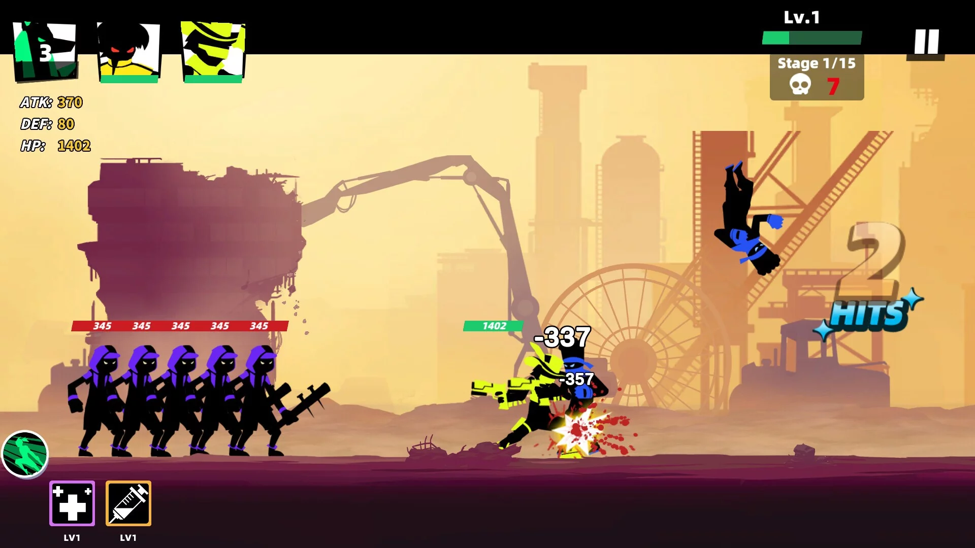 Изображение игры: Shadow Heroes