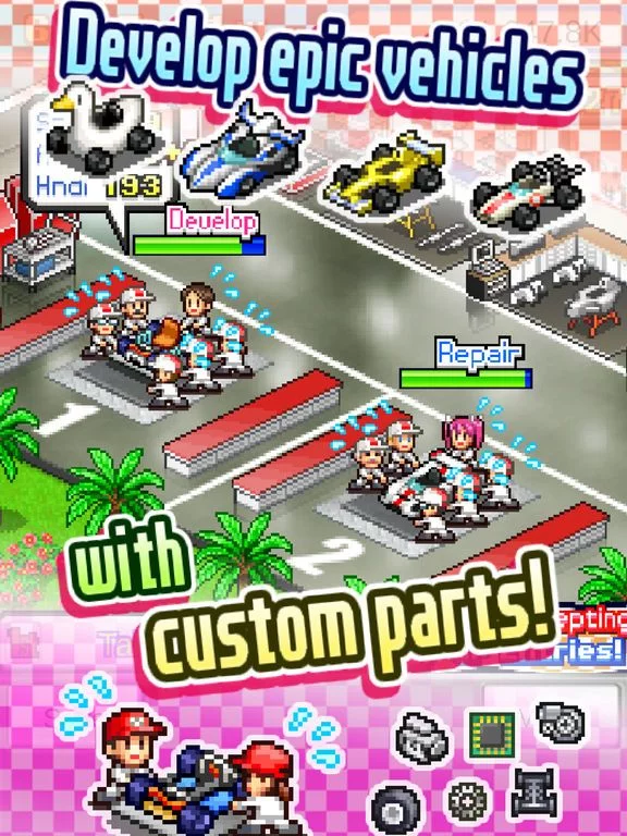 Изображение игры: Grand Prix Story