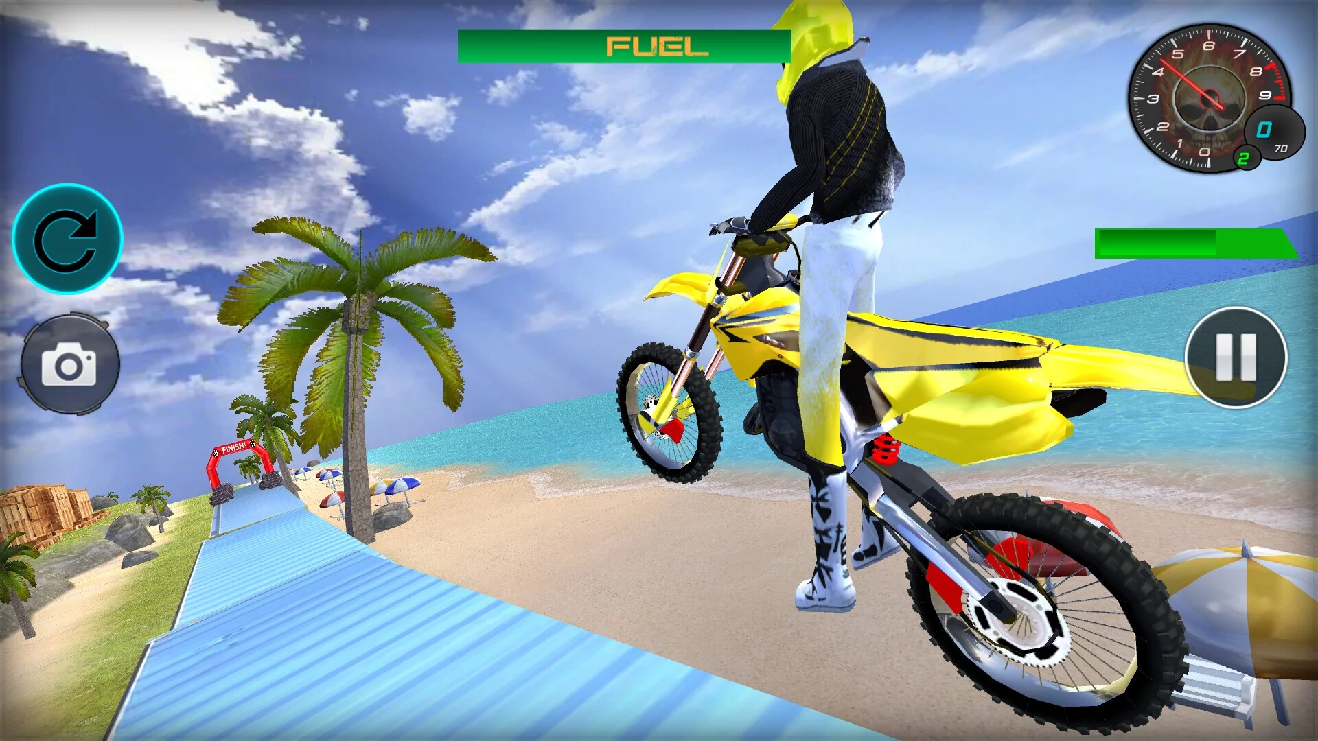 Изображение игры: Stunts Contest Beach Edition